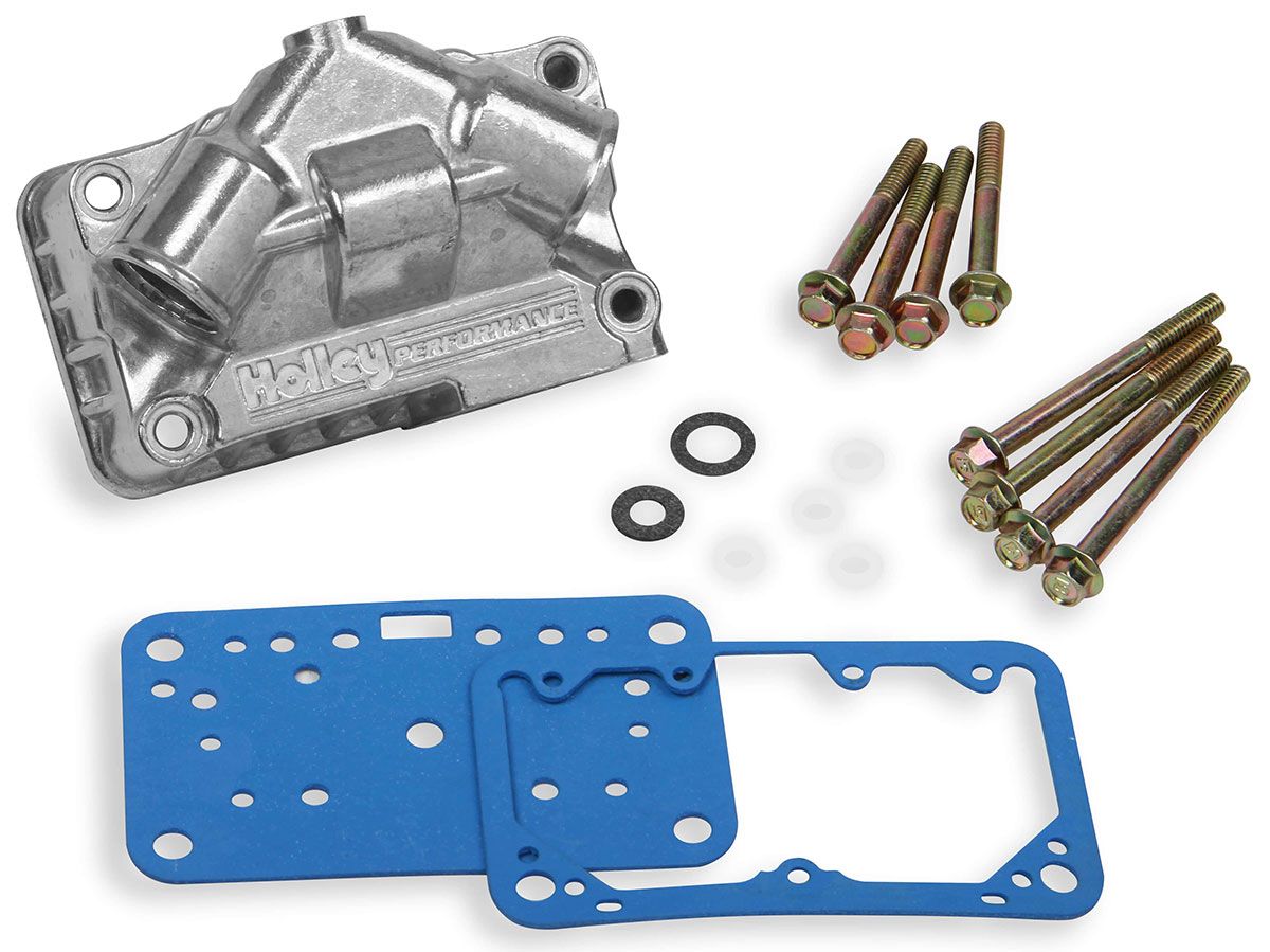 Holley Replacement Secondary Fuel Bowl Kit Center Hung Float Style - Shiny Finish HO134