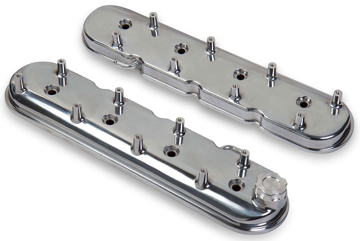 Holley Polished Aluminium Valve Covers HO241-90