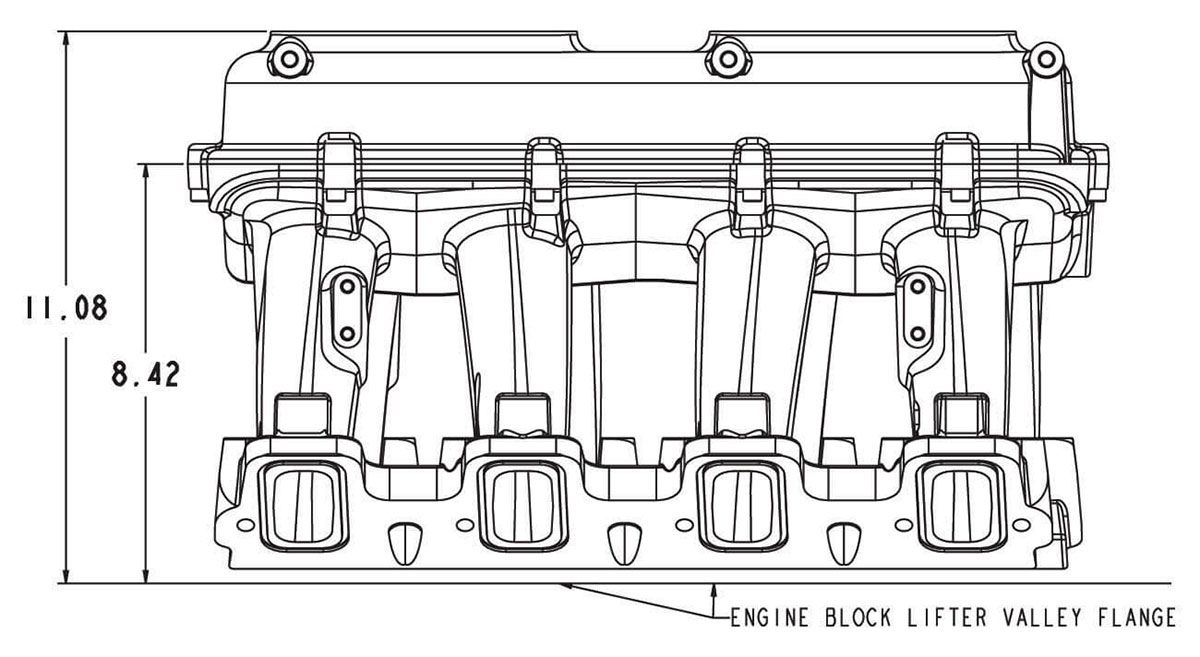 Holley LS3/L92 Hi-Ram Intake Manifold HO300-112