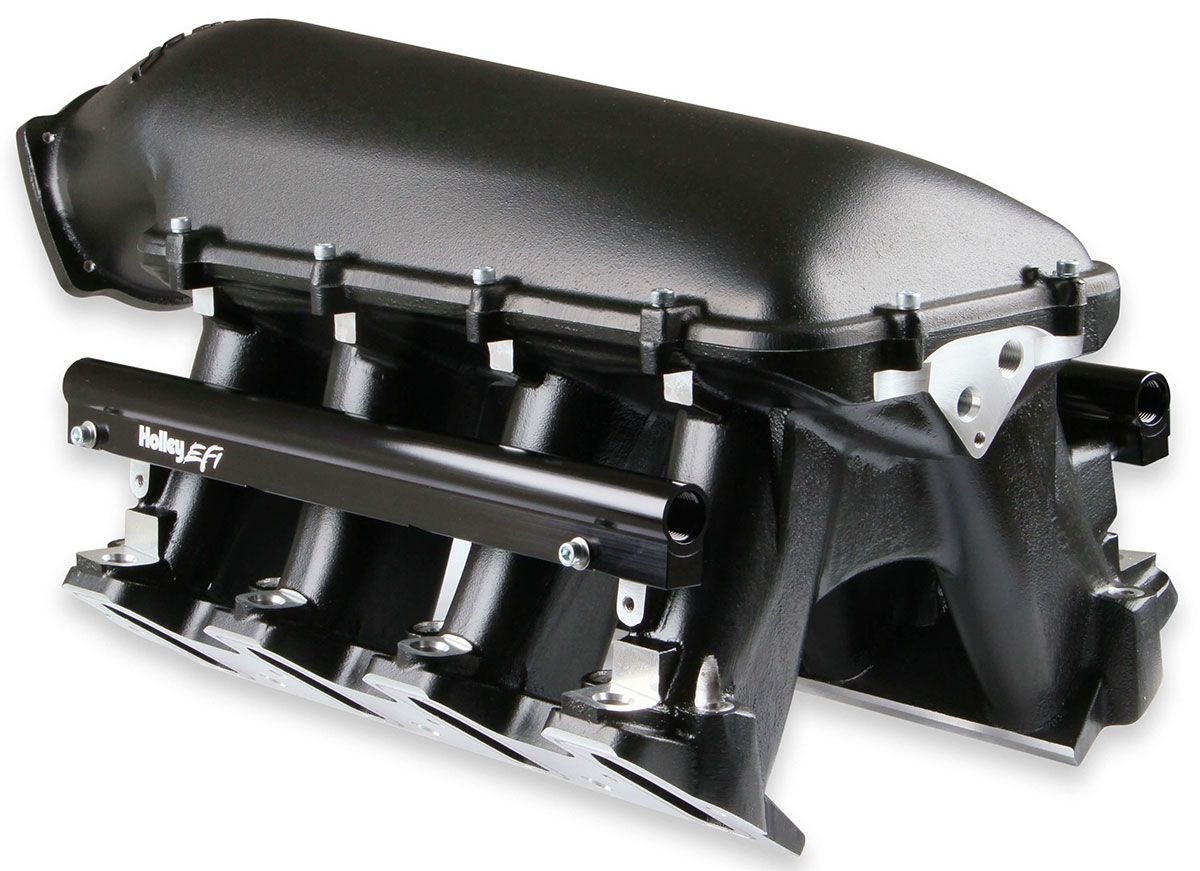 Holley LS3/L92 Hi-Ram Intake Manifold - Black HO300-117BK