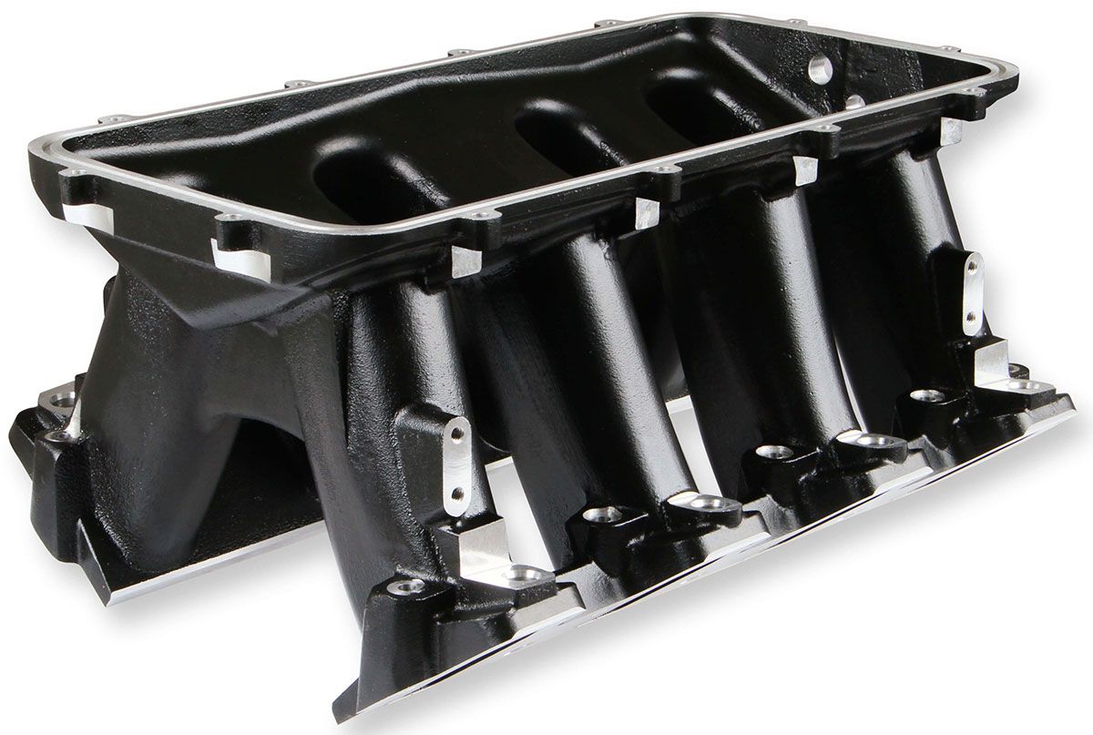 Holley LS3/L92 Hi-Ram Intake Manifold - Black HO300-117BK