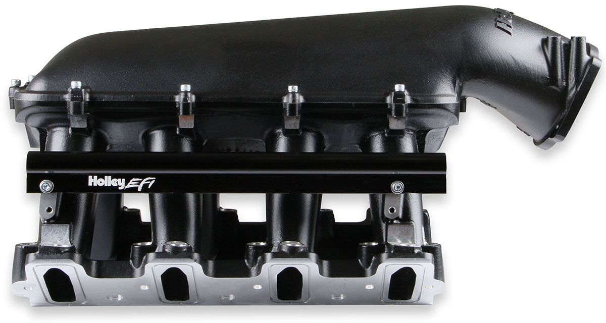 Holley LS1/LS2/LS6 Hi-Ram Intake Manifold - Black HO300-122BK