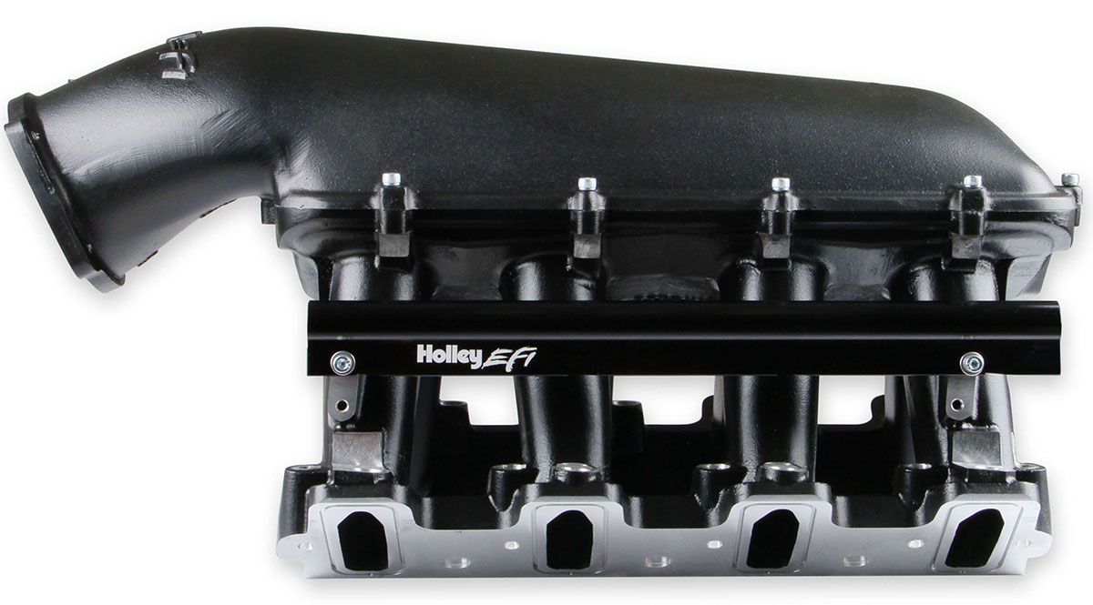 Holley LS1/LS2/LS6 Hi-Ram Intake Manifold - Black HO300-122BK