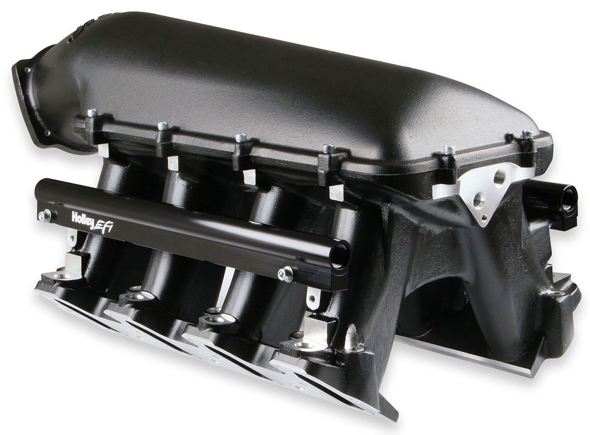 Holley LS1/LS2/LS6 Hi-Ram Intake Manifold - Black HO300-123BK