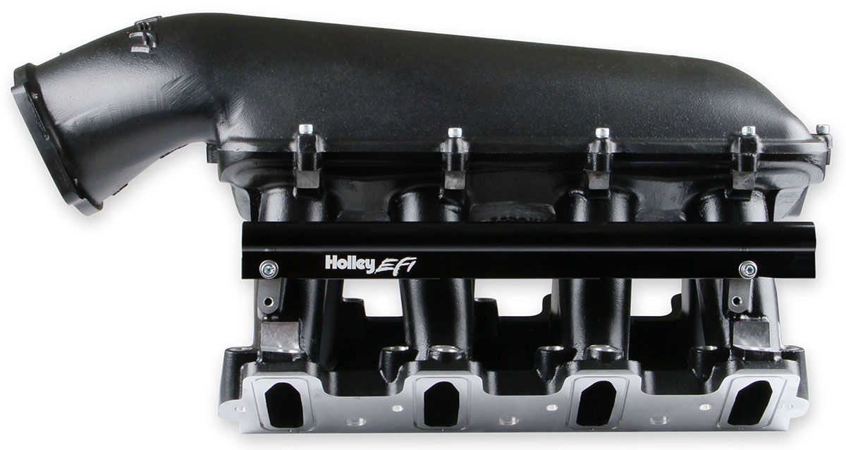 Holley LS1/LS2/LS6 Hi-Ram Intake Manifold - Black HO300-123BK