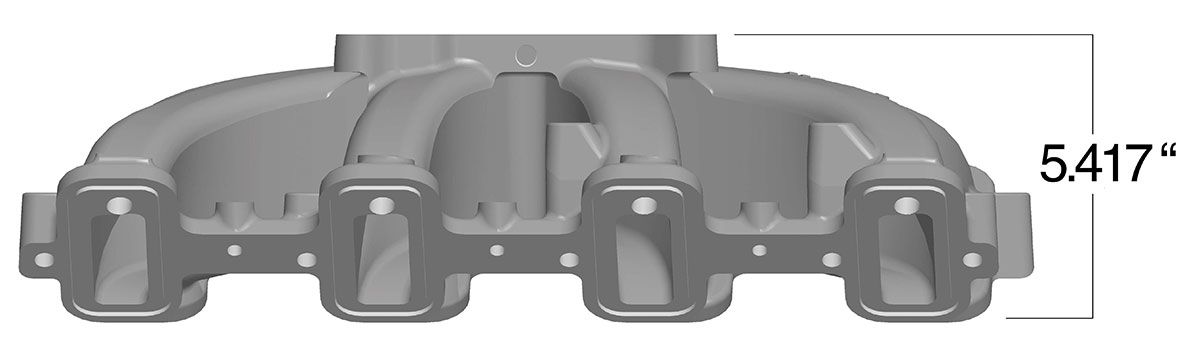 Holley LS1/LS2/LS6 Single Plane Mid Rise Intake Manifold HO300-132