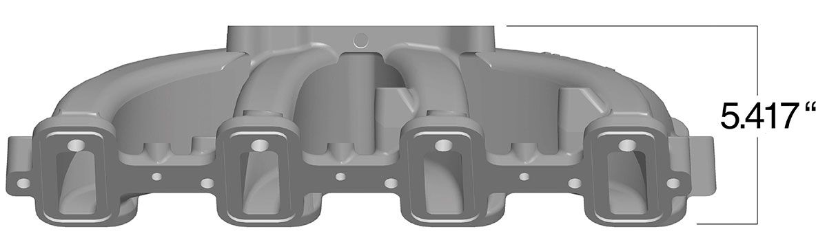 Holley LS1/LS2/LS6 Single Plane Mid Rise Intake Manifold HO300-137