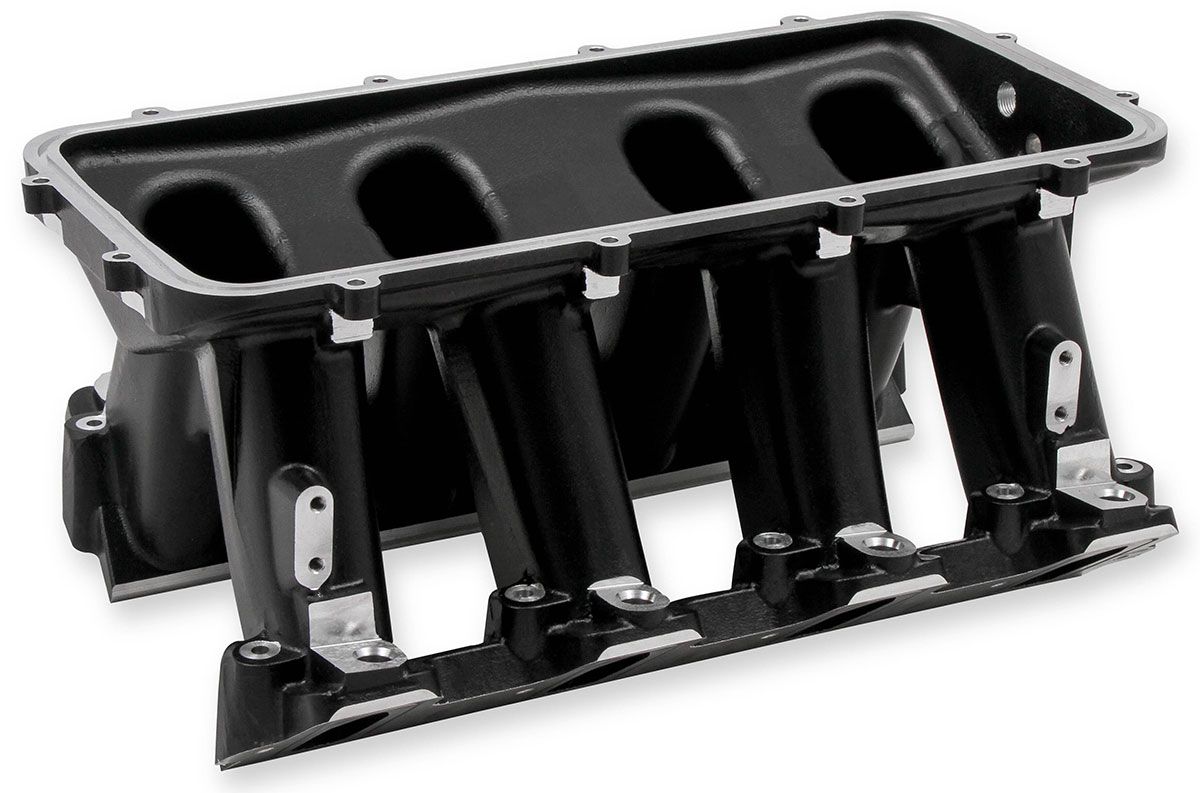 Holley LS1/LS2/LS6 Hi-Ram Intake Manifold - Black HO300-227BK