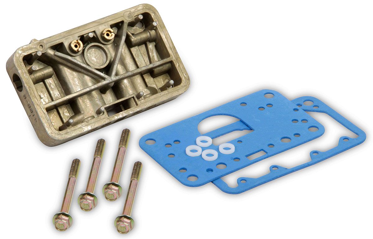 Holley Metering Block Conversion Kit, Model 4160 To 4150 HO34-6