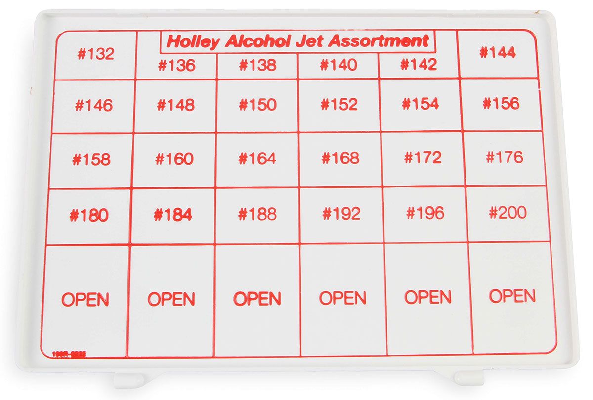 Holley Alcohol Jet Kit Standard Length; 5/16-32 Thread HO36-201