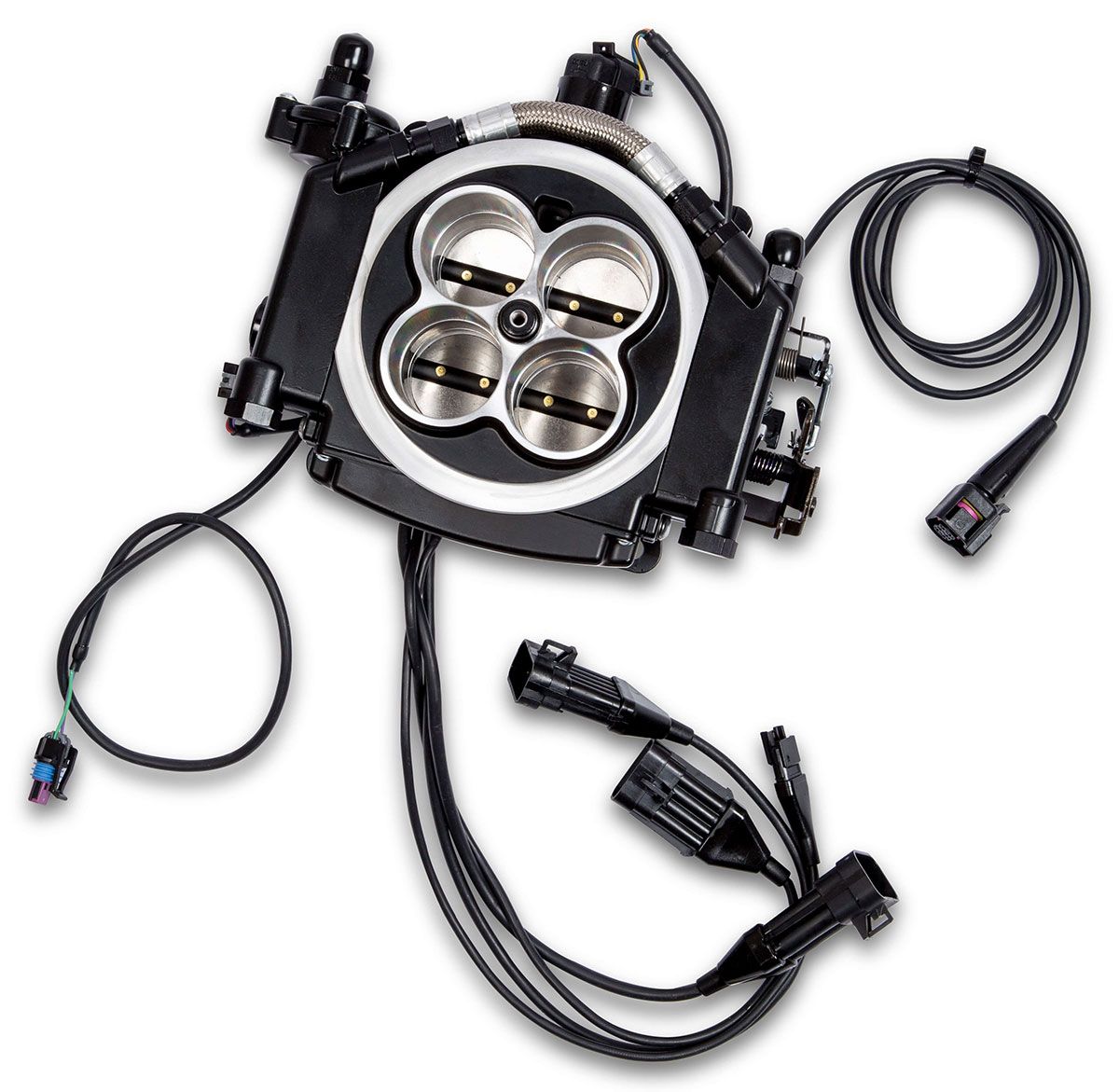 Holley Sniper EFI 4BBL Self Tuning System - Black Finish HO550-519