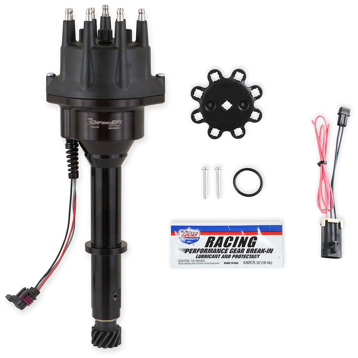 Holley hyperspark Distributor - Black HO565-321BK