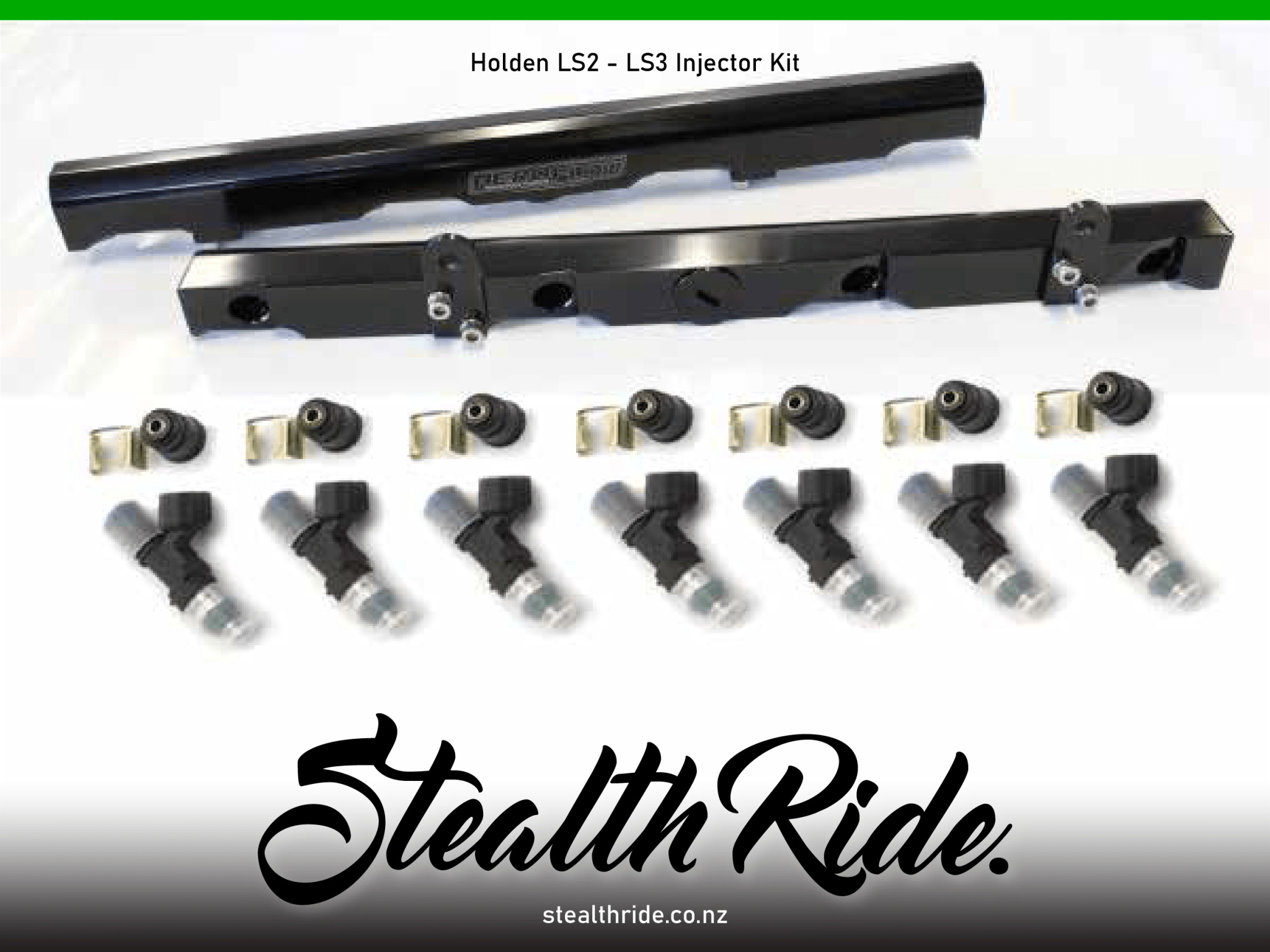 GM Holden LS2 & LS3 Fuel Rail kit with 1000CC Bosch Injectors