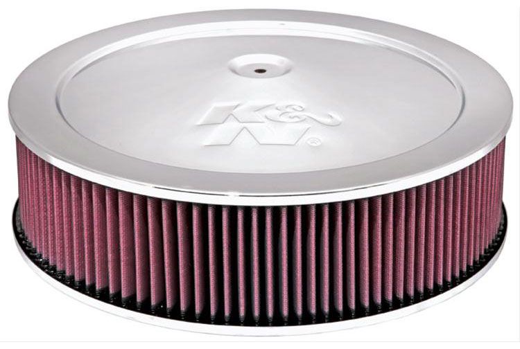 K&N K&N Chrome Custom Air Cleaner Assembly 14 x 4" KN60-1290