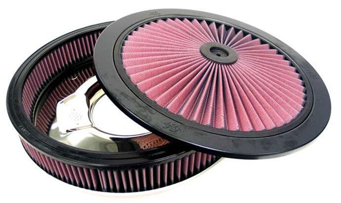 K&N 14 x 2-1/2" X-Stream Air Filter Assembly with Flat Base KN66-3000