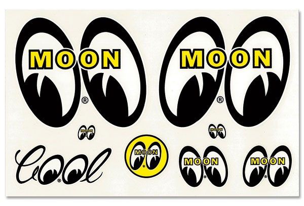 Mooneyes Sticker Sheet MNDM001