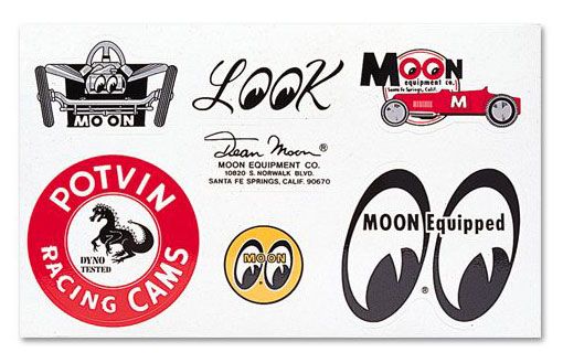 Mooneyes Sticker Sheet MNDM002