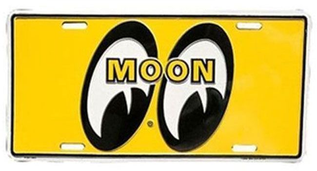 Mooneyes Metal License Plate MNMG108
