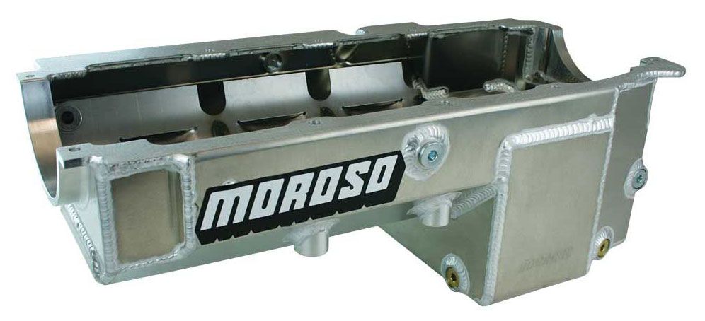 Moroso Oil Pan, Fabricated Aluminium, 8" Deep, 6.6L MO20385