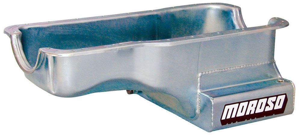 Moroso Wet Sump Oil Pan, 8" Deep, Front Sump MO20502