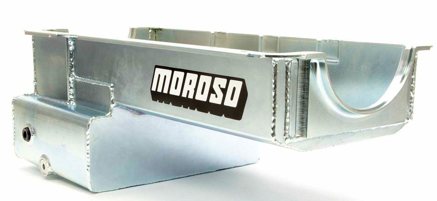 Moroso Wet Sump Oil Pan, Steel, 8" Deep, 6.6L MO20536