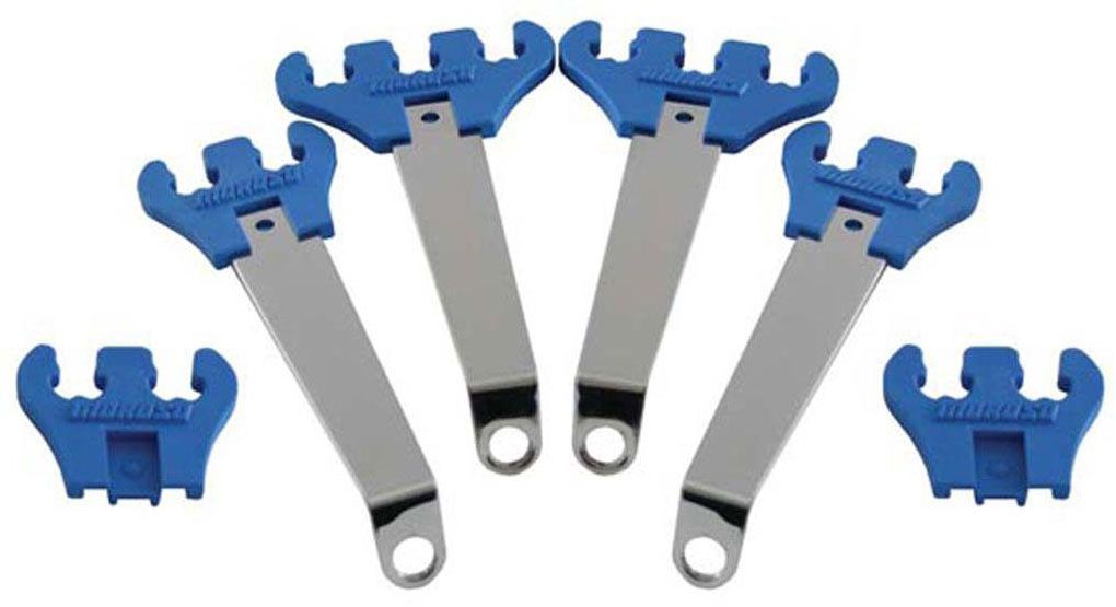 Moroso Universal Spark Plug Lead Separators, 7-9mm, Blue MO72150