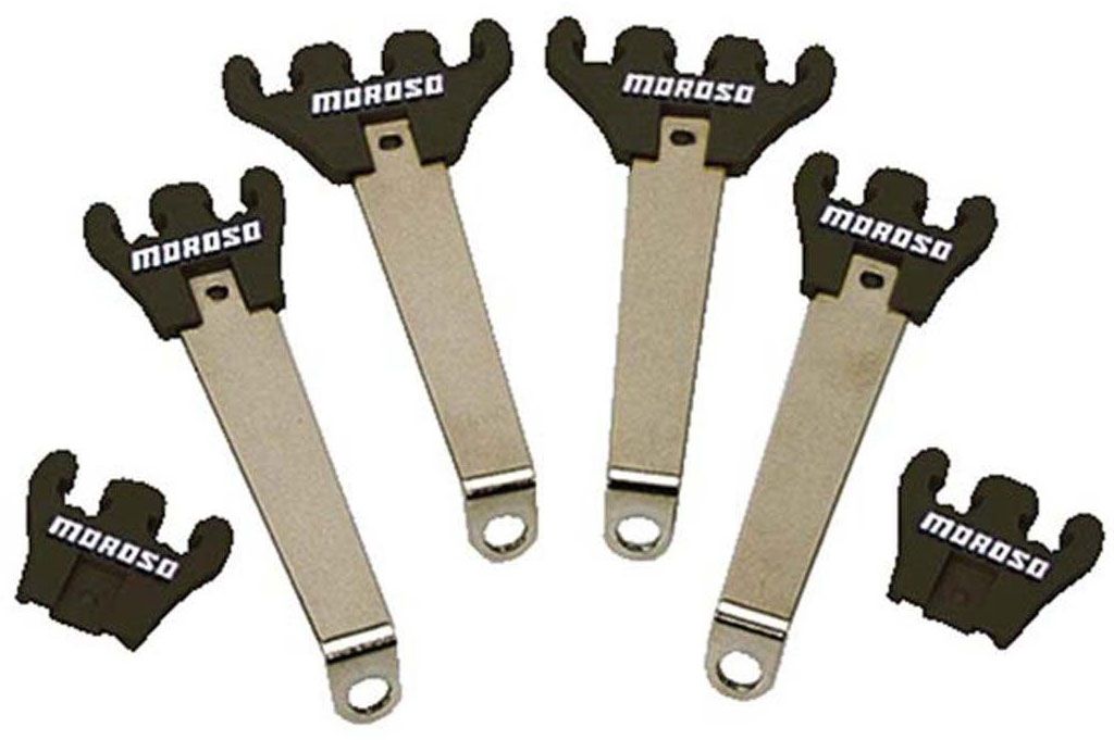 Moroso Universal Spark Plug Lead Separators, 7-9mm, Black MO72153