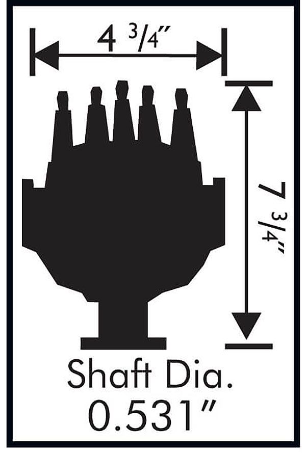 MSD Pro-Billet Cam Sync Distributor MSD2362