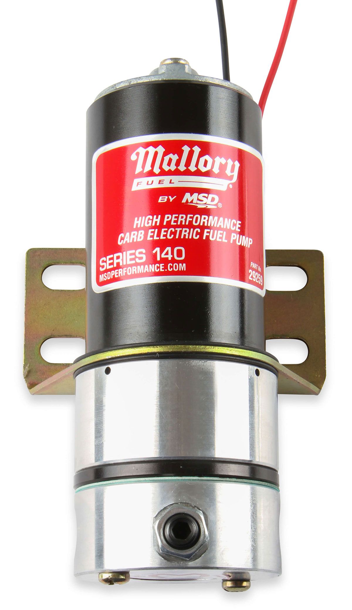 MSD Mallory 140 GPH Competition Electric Fuel Pump MSD29209