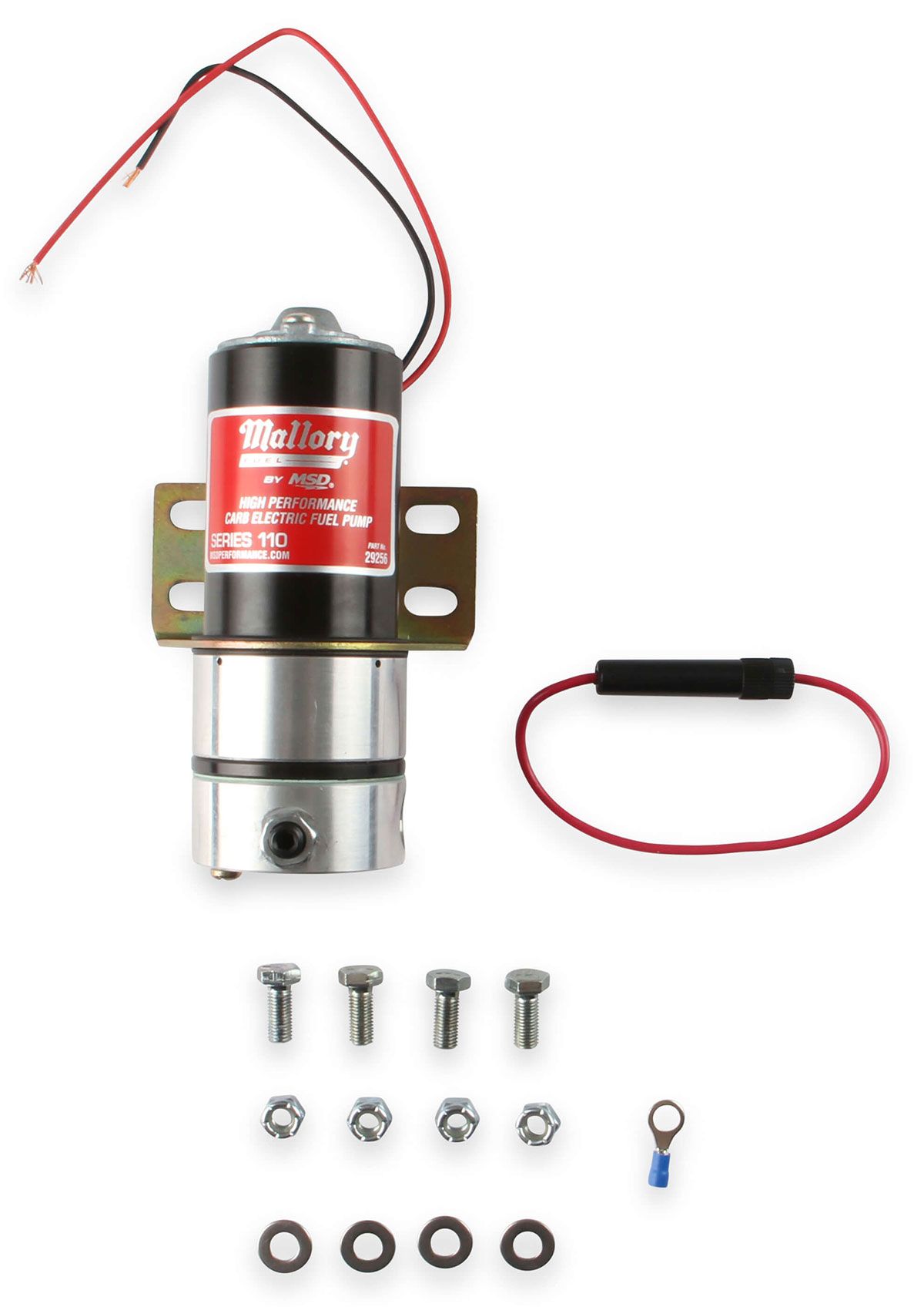 MSD Mallory 110 GPH Competition Electric Fuel Pump MSD29256