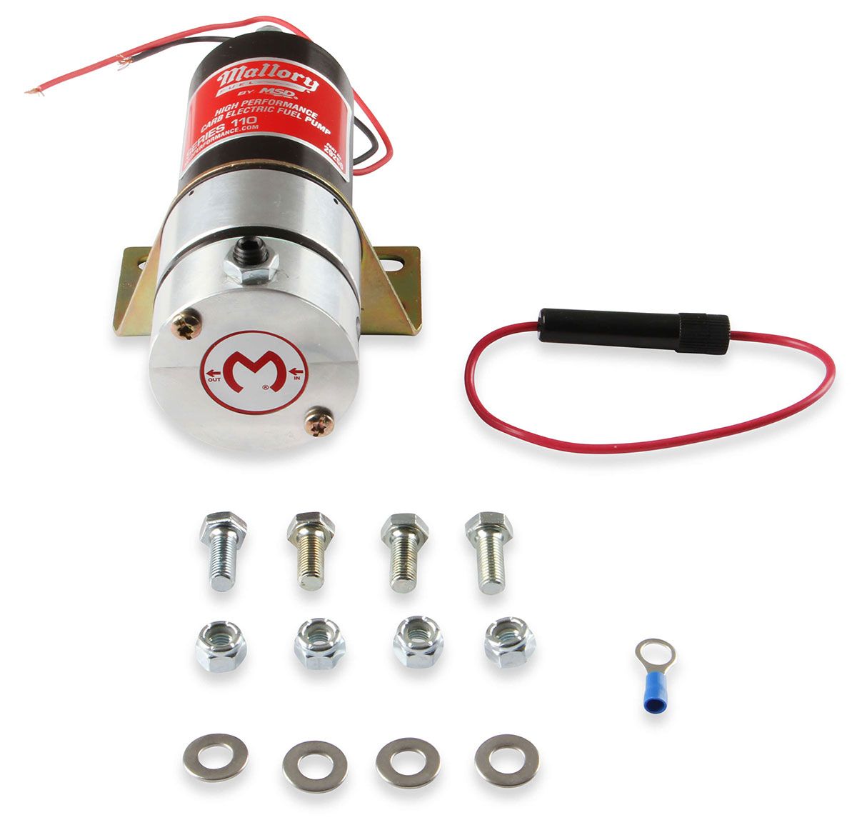 MSD Mallory 110 GPH Competition Electric Fuel Pump MSD29256