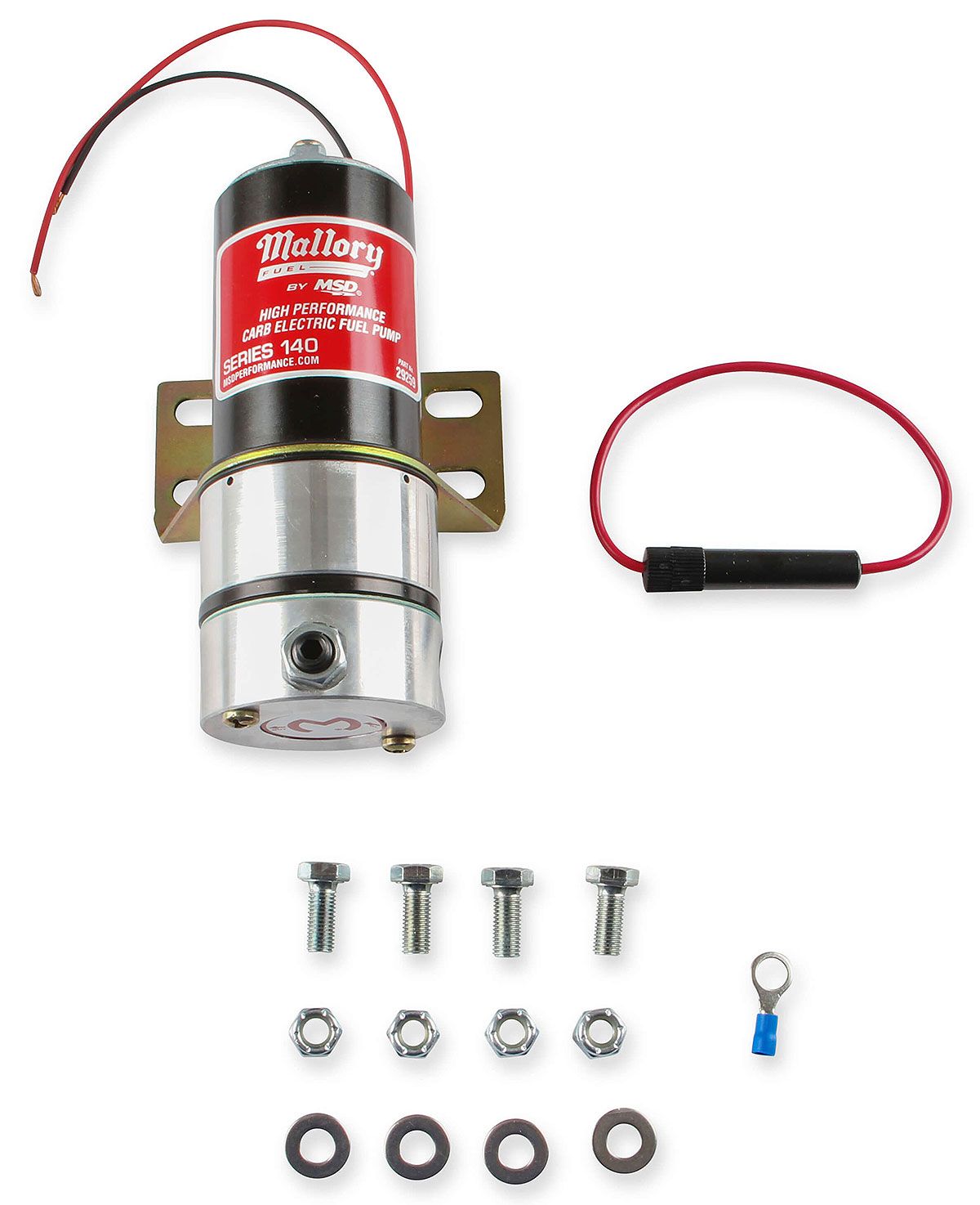 MSD Mallory 140 GPH Competition Electric Fuel Pump MSD29259