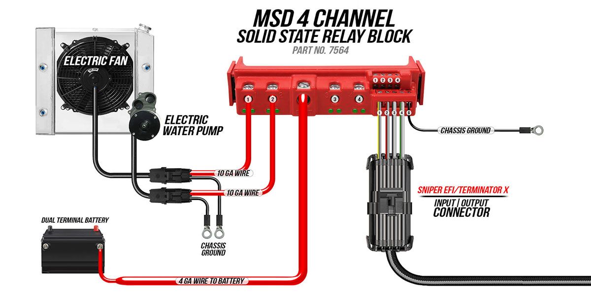 MSD Solid State Relay Block MSD7564