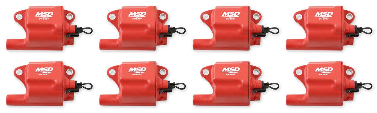 MSD Multiple Spark Coil Kit - Red MSD82878