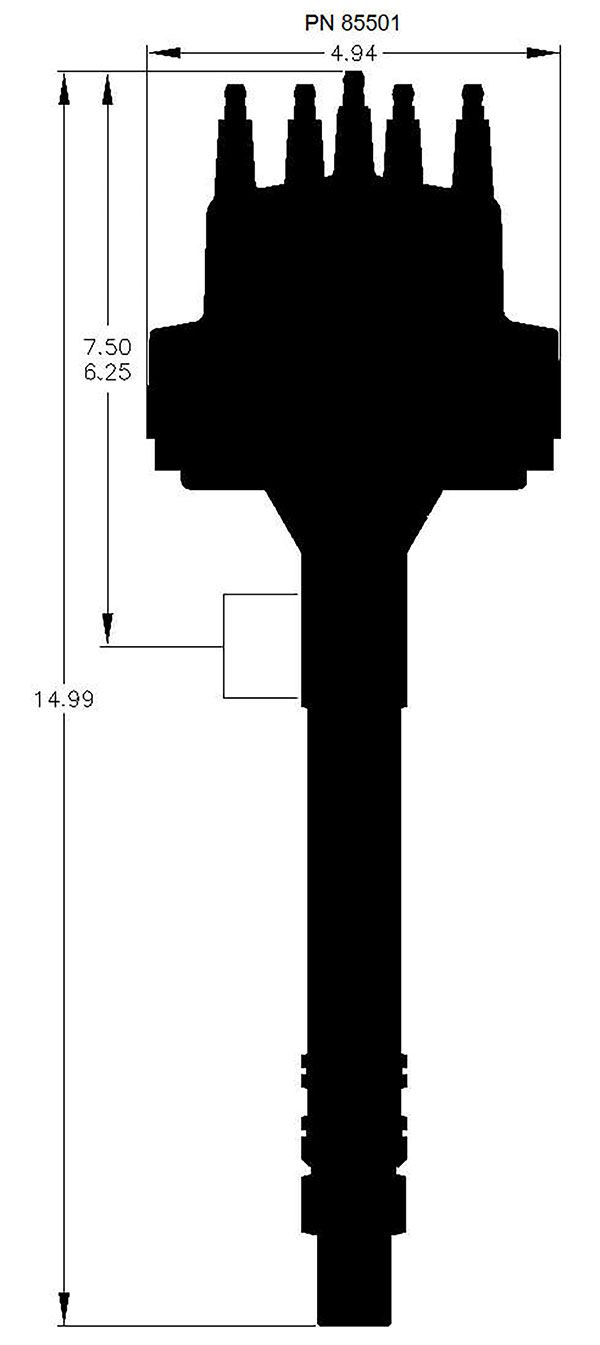 MSD Pro-Billet Locked Out Distributor MSD85501