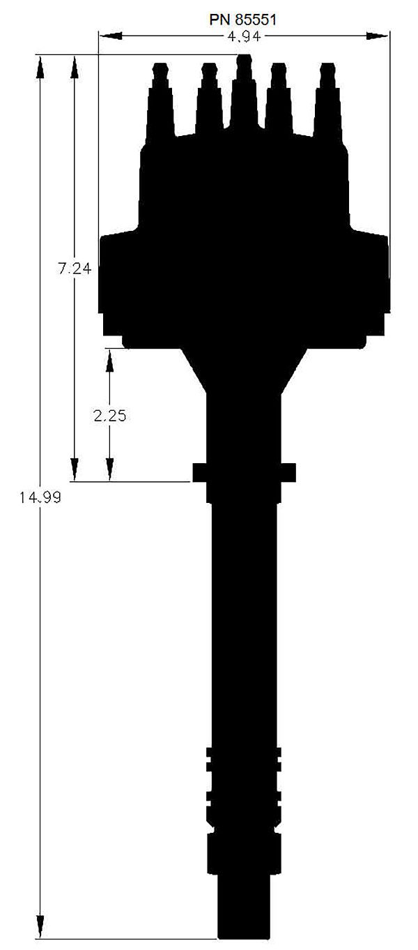 MSD Pro-Billet Distributor MSD85551