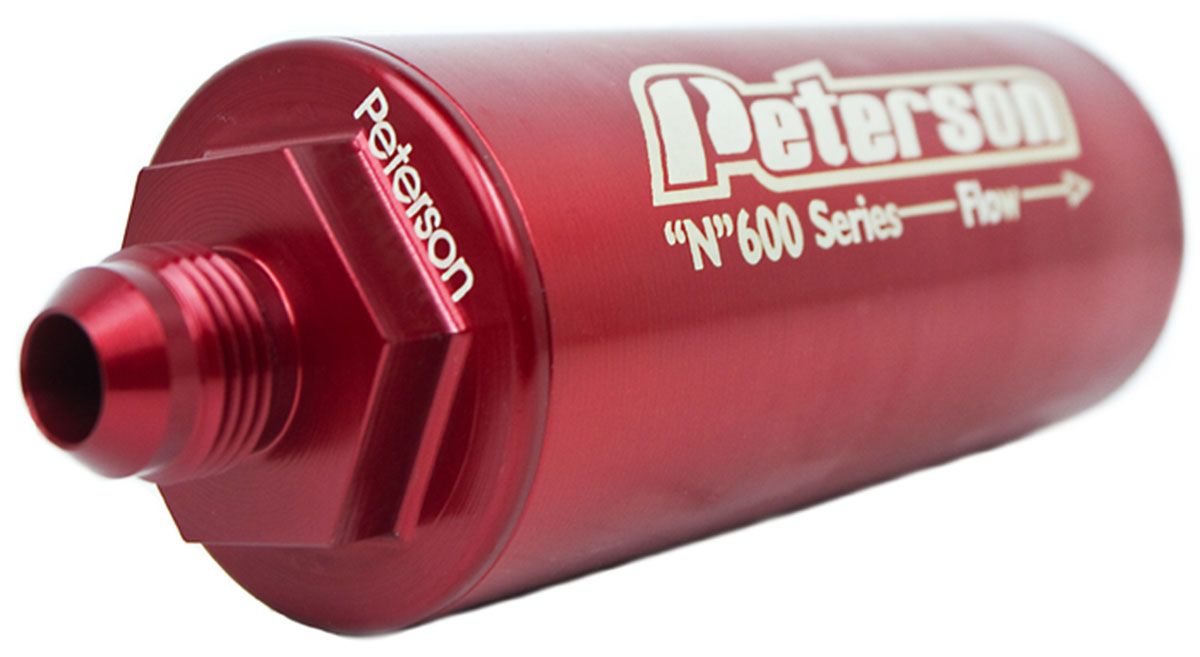 Peterson Fluid Systems 600 Series Inline Petrol/Methanol Filter PFS09-0618