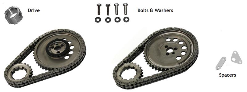 Rollmaster Timing Chain Set Nitrided With Torrington ROCS10005