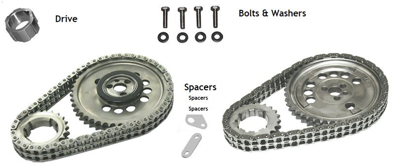 Rollmaster Timing Chain Set Nitrided With Torrington ROCS10020