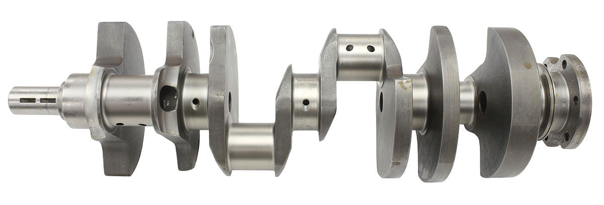 Scat Holden 355 4340 Forged Steel Crankshaft 3.480" Stroke, 2.100" Journal with Rope