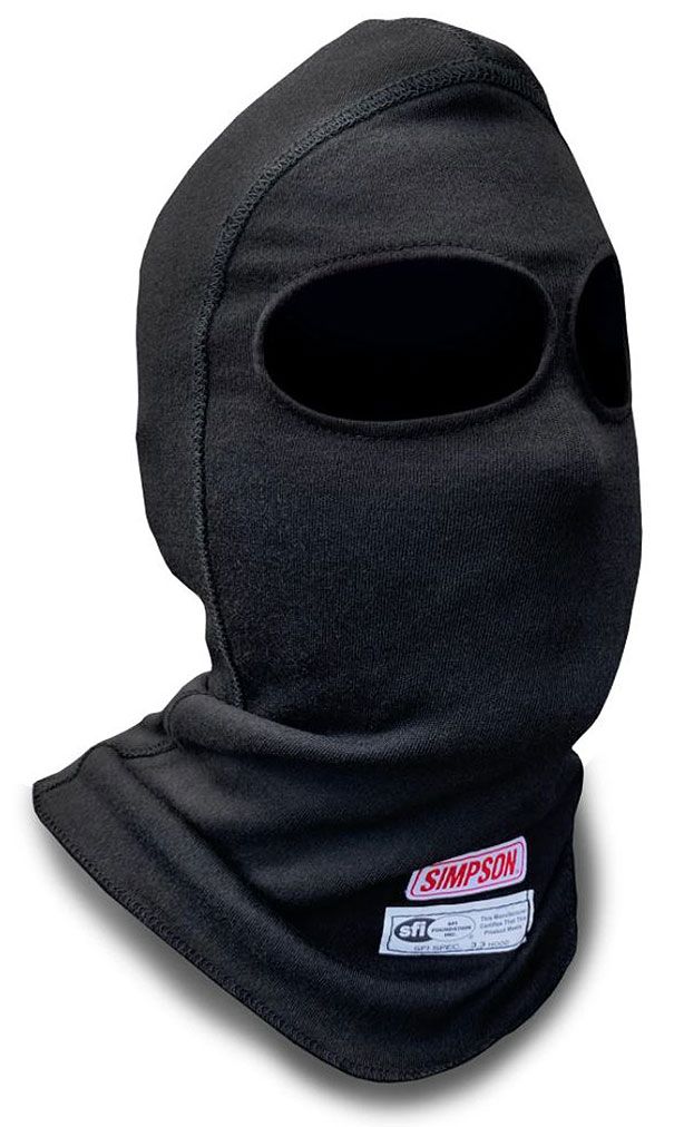 Simpson Carbon X SFI Headsock with Dual Eyeport SI23003C