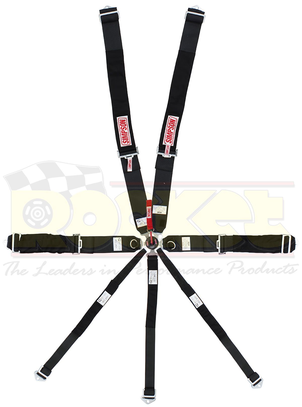 Simpson Drag Racing 7 Point Harness SI29115BK