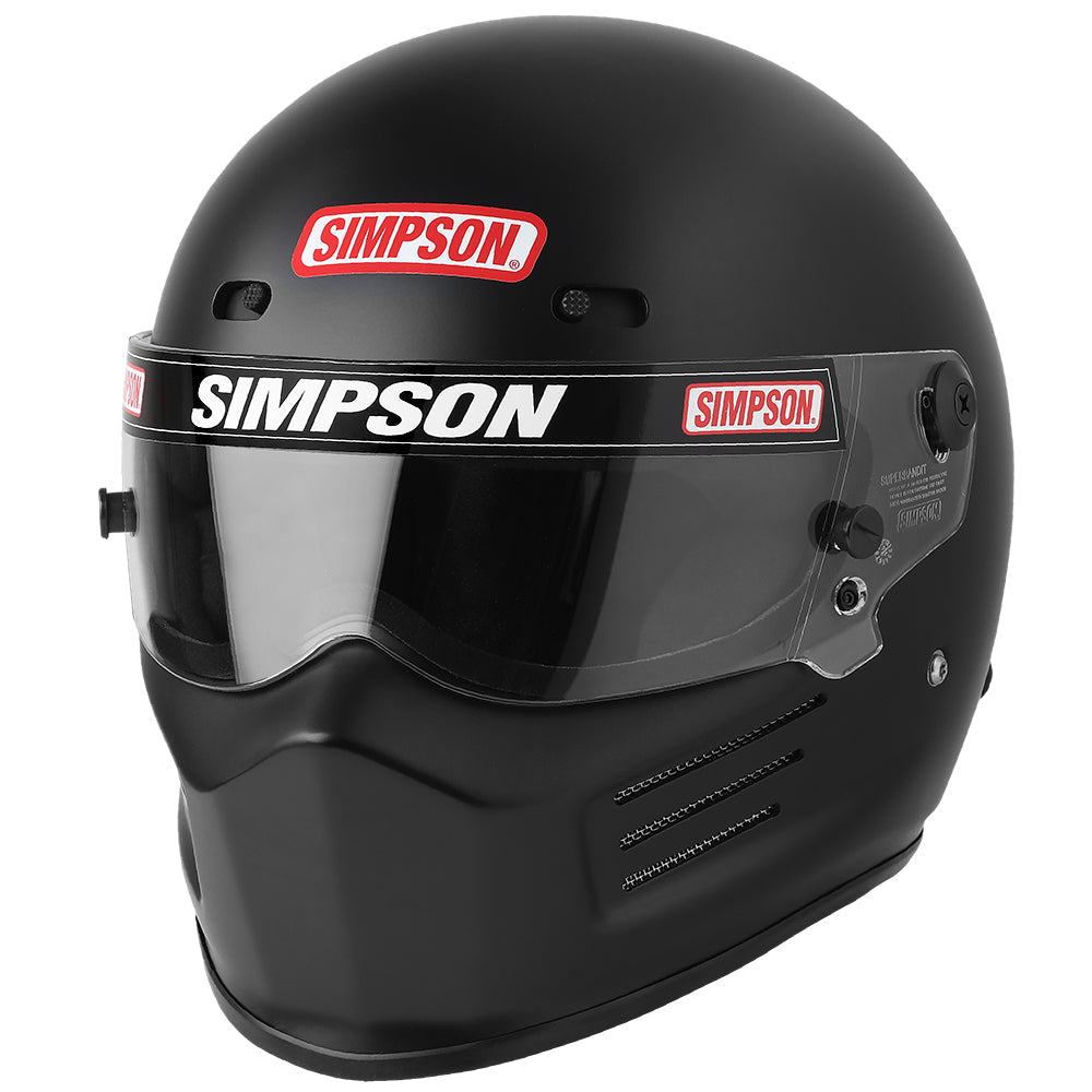 Simpson Bandit SA2020 Helmet, Matte Black SI7200038