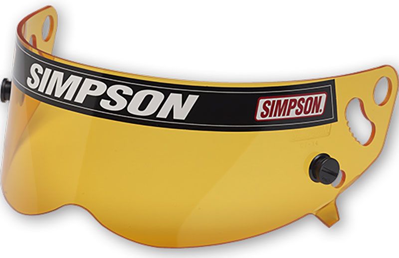 Simpson Replacement Visor - Amber SI89403A