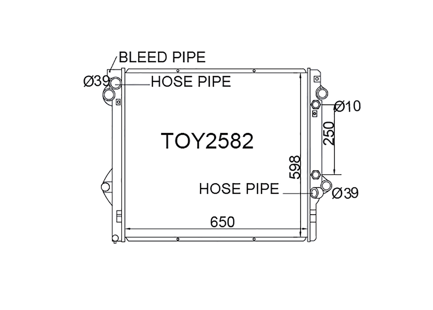 Toyota Land Cruiser Prado J120 3.0L Diesel 2002-2009 [No Cap]