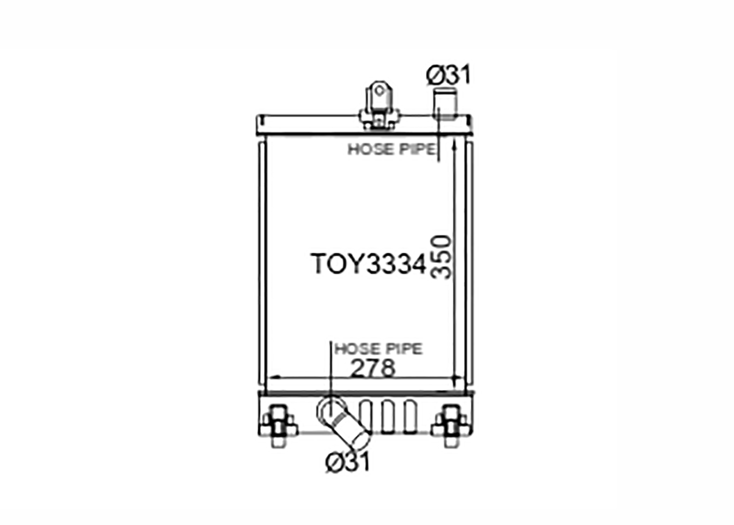 Toyota Hiace KDH200 3.0L Diesel 2004-2010 [Auxiliary]