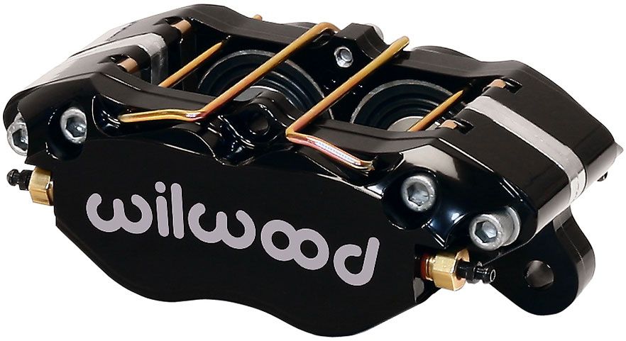 Wilwood 4-Piston Dynapro Dust-Boot Lug Mount Caliper - Black WB120-15131-BK