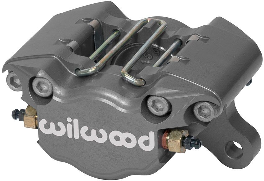 Wilwood 2 Piston - 3.75" Lug Mount DynaPro Single Caliper, Long Piston (Polished) WB120-