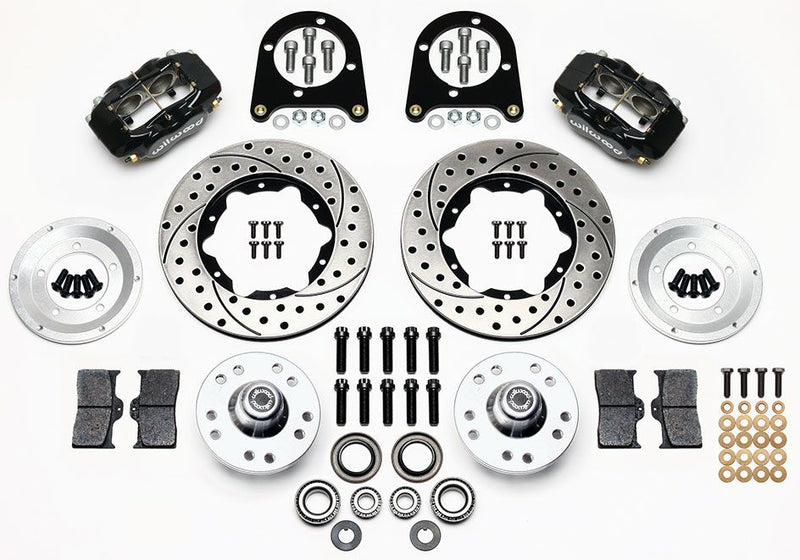 Wilwood Forged Dynalite Pro Series Front Dust Boot Brake Kit WB140-11013-D-DB