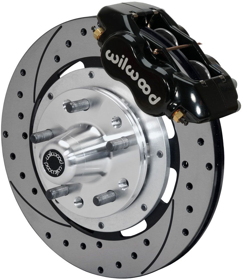 Wilwood Forged Dynalite Big Brake Front Brake Kit (Forged Hub) Drilled Rotor WB140-11072